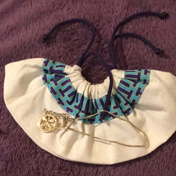 New Tory Burch Logo Charm Bracelet With Extender - Picture 4 of 15